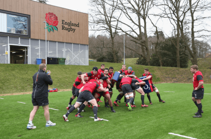 The State of the Art England Rugby Training Centre at Pennyhill Park in Bagshot Surrey